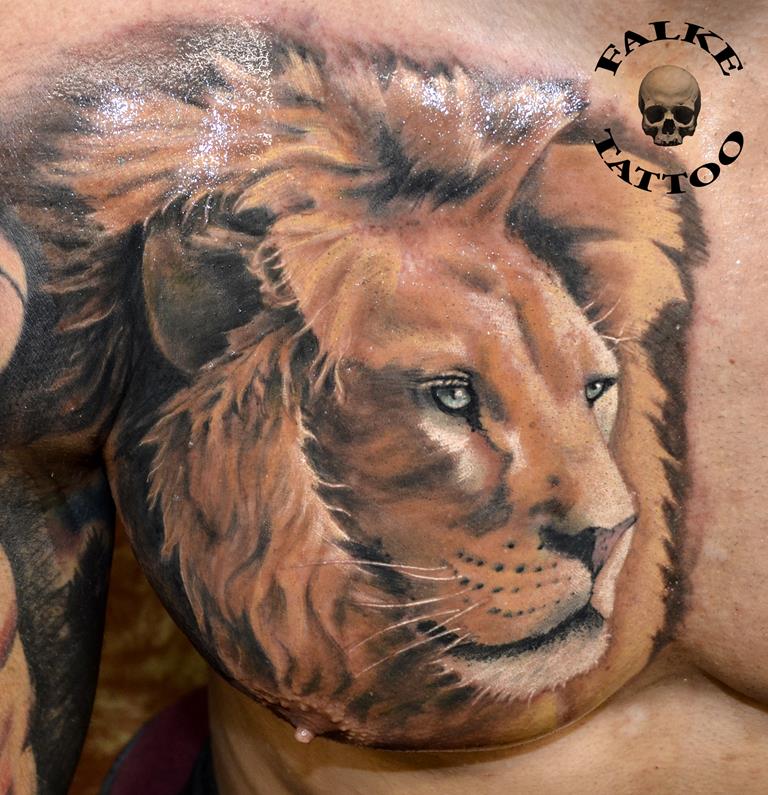 leon-pecho-marca - Tatuajes Online - Portal de tatuajes y tatuadores en  España