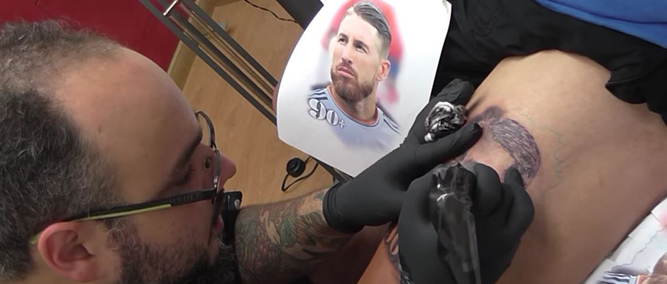 Tatuaje de Sergio Ramos